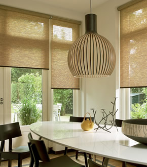 houten jaloezie binnenzonwering Luxaflex Sunway Flexcolours Multisol Sunprotect B C raambekleding